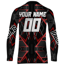 Load image into Gallery viewer, Custom Motocross Jersey UPF30+ Youth Dirt Bike Shirt Orange Off-Road Kid Men Motorcycle XM150