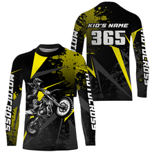 Load image into Gallery viewer, Motocross Racing Jersey Men Women Kid Upf30+ Dirt Bike Shirt Youth Adult Off-Road Yellow XM275