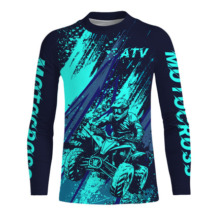 ATV Motocross Racing Jersey UPF30+ Kid Men Women Quad Bike Shirt ATV Off-Road Jersey MX64