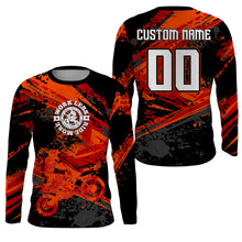 Load image into Gallery viewer, Motocross Jersey Personalized UPF30+ Racing Shirt Dirt Bike Off-road Biker Ride More Motorcycle Red Shirt| XM04