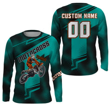 Load image into Gallery viewer, Custom Dirt Bike Jersey UPF30+ Men Kid Women Motocross Shirt Off-Road MX Racing Jersey XM21