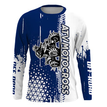 Load image into Gallery viewer, ATV Motocross Jersey UPF30+ Blue Quad Bike Shirt Men Youth Kid Off-road Racing Jersey MX59