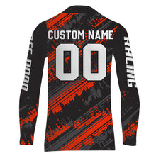 Load image into Gallery viewer, Kid Men Motocross Jersey Personalized Upf30+ Red Dirt Bike Shirt MX Racing Jersey XM231