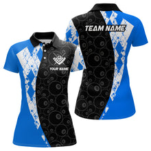 Load image into Gallery viewer, Blue 8 Ball Billiard Shirts for Women Billiard Team Shirts Billiard League for Polo &amp; 1/4 Zipper NNT84