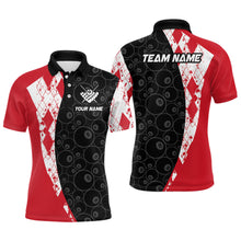 Load image into Gallery viewer, Red 8 Ball Billiard Shirts for Men Billiard Team Shirts Billiard League for Polo &amp; 1/4 Zipper NNT84
