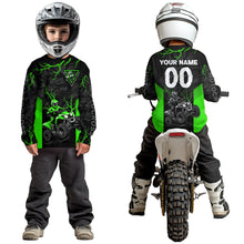 Load image into Gallery viewer, Custom Green Lion ATV Motocross Jersey Racing Shirts Off-Road Jersey Kid Men Women UPF30+ DNT24