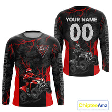 Load image into Gallery viewer, Custom Red Lion ATV Motocross Jersey Racing Shirts Off-Road Jersey Kid Men Women UPF30+ DNT24
