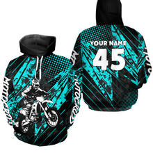 Load image into Gallery viewer, Custom Motocross Hoodie Youth Racing Hooded Jersey Dirt Bike Hoodie Sweatshirts for Men Women HOT12