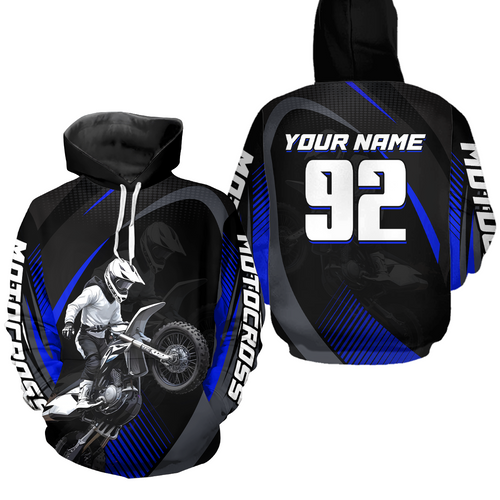 Personalized Racing Hoodie Youth Dirt Bike Motocross Hoodie Shirt for Men Women HOT11
