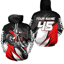 Load image into Gallery viewer, Custom Dirt Bike Hoodies Motocross Hoodie Sweatshirts for Men Women Motorcycle Hoodie HOT15