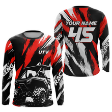 Load image into Gallery viewer, Red UTV Motocross Shirt Kid Men Women UPF30+ Off-Road UTV Racing Jersey DNT28