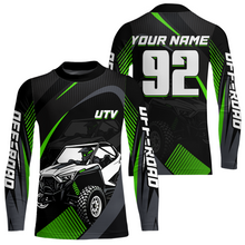 Load image into Gallery viewer, Green UTV Motocross Racing Shirt Kid Men Women Custom UTV Off-Road Shirts UPF30+ DNT27