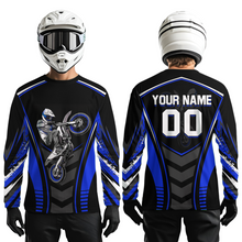 Load image into Gallery viewer, Blue Youth Dirt Bike Jersey MX Off-Road Motocross Shirt Racing Shirt Kid Men Women DNT55