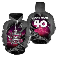 Load image into Gallery viewer, Adult&amp;Kid Pink Skull Custom Dirt Bike Jersey Motocross Jersey Upf30+ Motocross Shirt| CTP86