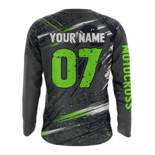 Load image into Gallery viewer, Adult&amp;Kid Custom Dirt Bike Jersey Motocross Jersey Upf30+ Motocross Shirt Racing Jersey| CTP80
