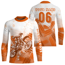 Load image into Gallery viewer, Adult&amp;Kid Custom Dirt Bike Jersey Motocross Jersey Upf30+ Mens Women Motocross Shirt| CTP56