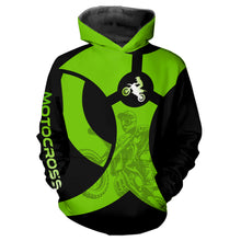 Load image into Gallery viewer, Custom Green Dirt Bike Jersey Motocross Jersey Upf30+ Mens Women Off-Road Shirt| CTP85