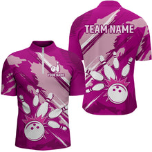 Load image into Gallery viewer, Bowling Jersey Men And Women Custom Bowling Shirts Unisex Polo Bowling Team Shirt CP14