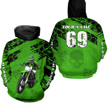 Load image into Gallery viewer, Custom Green Motocross Jersey for Men Women Upf30+ Dirt Bike Shirt Motorcycle Jersey| CTP71