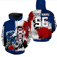 Load image into Gallery viewer, Custom US Flag Motocross Jersey for Men Women Upf30+ Dirt Bike Shirt Motorcycle Jersey| CTP68