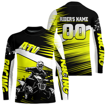 Load image into Gallery viewer, Custom Yellow ATV Motocross Jersey for Adult Kids Youth Quad Dirt Bike Racing Shirt For Men Women NHN001