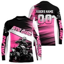 Load image into Gallery viewer, Custom Pink ATV Motocross Jersey for Adult Kids Youth Quad Dirt Bike Racing Shirt For Men Women NHN001