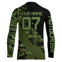 Load image into Gallery viewer, Custom Motocross Jersey for Men Women Upf30+ Camo Dirt Bike Shirt Motorcycle Jersey| CTP72