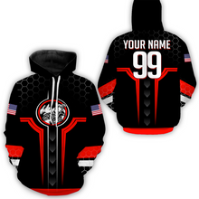 Load image into Gallery viewer, Adult&amp;Kid Red Custom Dirt Bike Jersey Motocross Jersey Upf30+ Motocross Shirt| CTP78