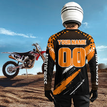 Load image into Gallery viewer, Orange ATV Motocross Racing Jersey Adult Kid Dinosaur ATV Riding Shirt Quad Jersey MX129