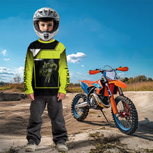 Load image into Gallery viewer, Lime Green Motocross Jersey Men Kid Women Custom Racing Dirt Bike Racing Shirt XM339