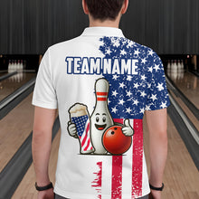 Load image into Gallery viewer, Custom Beer Bowling Shirts Polo American Bowling Jersey for Men QZT444