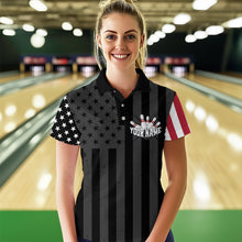 Load image into Gallery viewer, Eagle Bowling Polo Shirt Custom Bowling Jersey for Women Bowling Team League QZT51