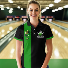 Load image into Gallery viewer, Green Bowling Shirt Custom St Patrick Day for Men Women Polo Bowling Jersey QZT622