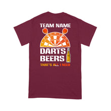 Load image into Gallery viewer, Darts Beer That's All I Need Custom Darts Funny Shirt For Men-Women, Darts For Gift NYN0142