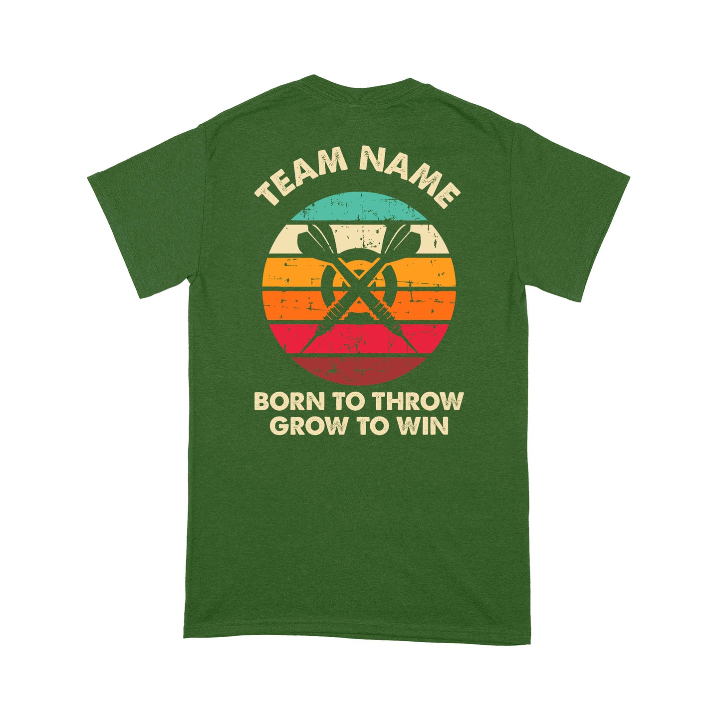 Born To Throw Grow To Win Custom Dart Team Shirts For Men-Women, Darts For Gift NYN0165