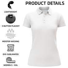Load image into Gallery viewer, Pink Camo Bowling Shirts For Women Custom Bowling Polo Shirt Team Ladies Bowling Jerseys BDT249