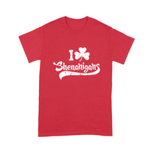 Load image into Gallery viewer, Clover Shenanigans Funny Irish Clover St Saint Patricks Day - Standard T-shirt