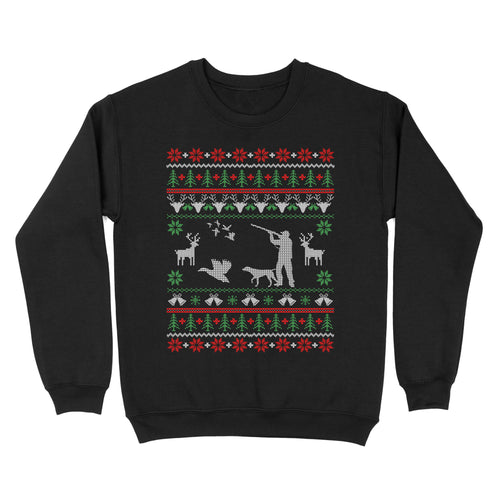 Duck Hunting Ugly Christmas Shirt gifts for hunters | Sweatshirt FSD3523D02