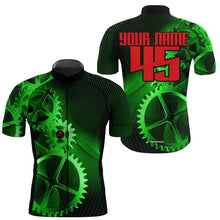 Load image into Gallery viewer, Custom Cycling Jersey Sprocket Mountain Bike Cycle Racing Bicycling Shirt Road Biking - Green| NMS835