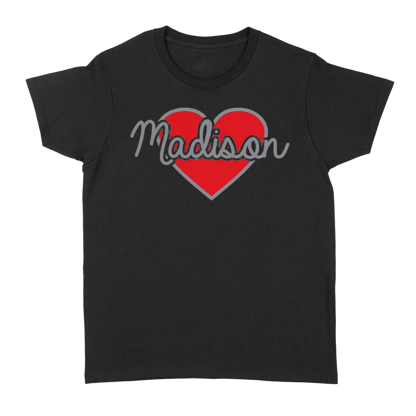 Heart Personalized Valentine T-shirt - Gift for Boyfriend, Girlfriend on Valentine day - FSD1007