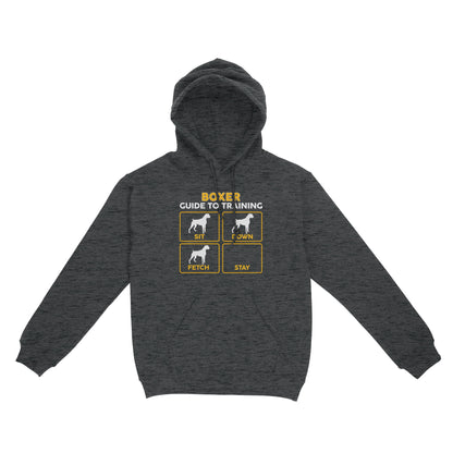 Boxer Standard Hoodie | Funny Guide to Training dog - FSD2408D08