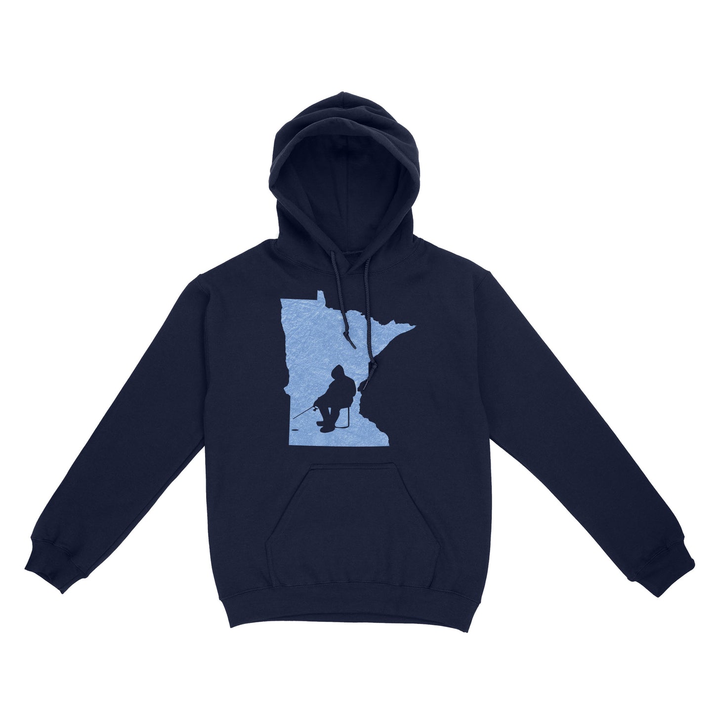 Minnesota Ice Fishing Shirts, Winter Fishing Minnesota State Love Fishing Hoodie - FSD2927 D06