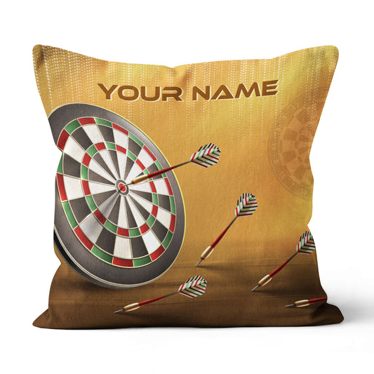 Dartboard Custom Throw Pillow Personalized Dart Gifts For Dart Lovers LDT1107