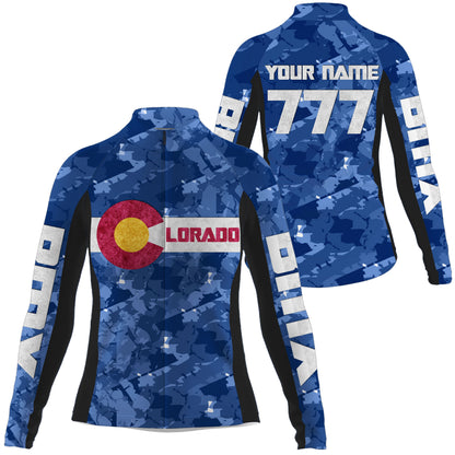 CO Colorado BMX Men Women Cycling Jersey Custom Cyclist Bicycle Riding Shirt Cross Country Biking| NMS799