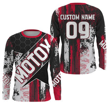 Load image into Gallery viewer, MotoX Custom Jersey UPF30+ Motocross Dirt Bike Racing Shirt Off-road Motorcycle Racewear NMS1289