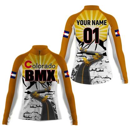 Custom Colorado Mens Womens BMX Cycling Jersey Cyclist Bicycle Motocross Race Biking Riders| NMS802