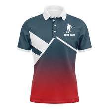 Load image into Gallery viewer, Funny Men Polo Bowling Shirt Personalized My Mind&#39;s in The Gutter Bowlers Jersey Short Sleeves NBP27