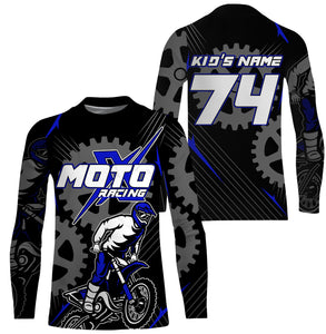 Dirt bike jersey for kid&adult custom name&number UPF30+ motocross racing offroad motorcycle shirt PDT150