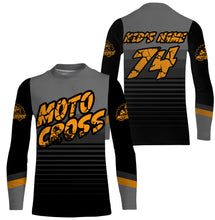 Load image into Gallery viewer, Dirt bike jersey youth&amp;adult personalized black MX racing UV Motocross shirt off-road motorcycle PDT156