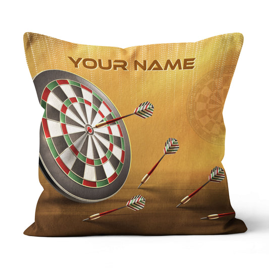 Dartboard Custom Throw Pillow Personalized Dart Gifts For Dart Lovers LDT1107